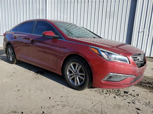 5NPE24AF1FH117866 - 2015 HYUNDAI SONATA SE RED photo 4