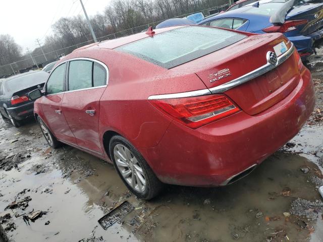 1G4GB5G30EF281819 - 2014 BUICK LACROSSE RED photo 2