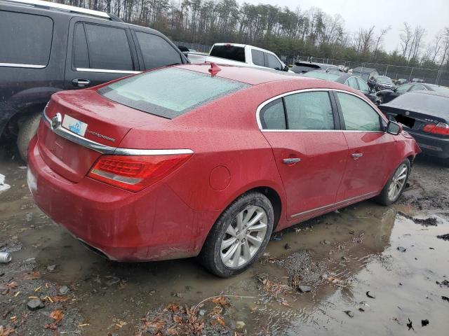 1G4GB5G30EF281819 - 2014 BUICK LACROSSE RED photo 3