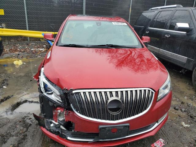 1G4GB5G30EF281819 - 2014 BUICK LACROSSE RED photo 5