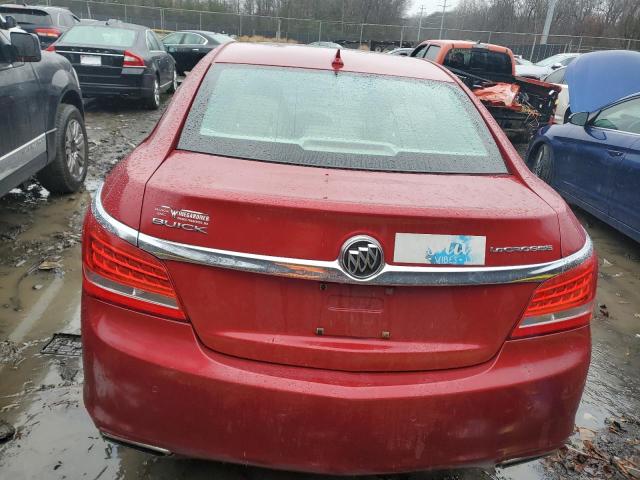 1G4GB5G30EF281819 - 2014 BUICK LACROSSE RED photo 6