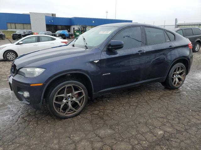 5UXFG4C58AL226113 - 2010 BMW X6 XDRIVE35I BLUE photo 1