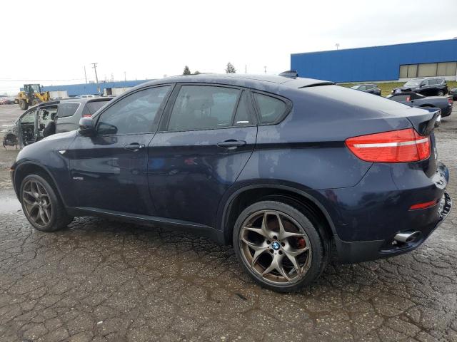 5UXFG4C58AL226113 - 2010 BMW X6 XDRIVE35I BLUE photo 2