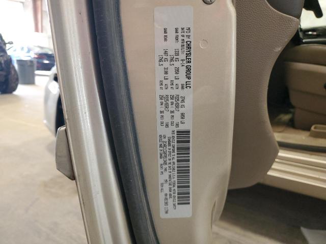 2C4RC1CG0FR513485 - 2015 CHRYSLER TOWN & COU TOURING L TAN photo 13