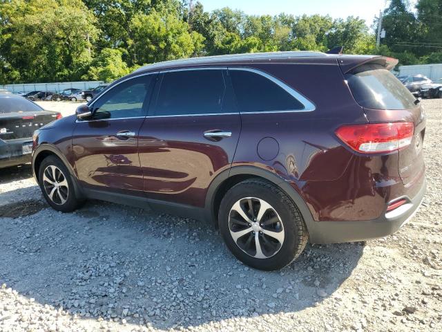 5XYPH4A1XHG288007 - 2017 KIA SORENTO EX Бордовий фото 2