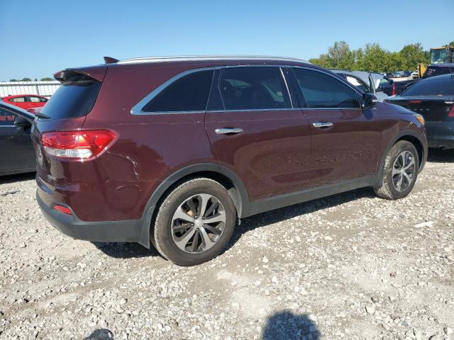 5XYPH4A1XHG288007 - 2017 KIA SORENTO EX Бордовий фото 3
