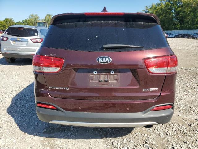 5XYPH4A1XHG288007 - 2017 KIA SORENTO EX Бордовий фото 6