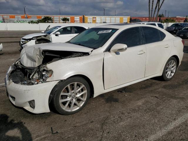 JTHBF5C2XB5149148 - 2011 LEXUS IS 250 WHITE photo 1