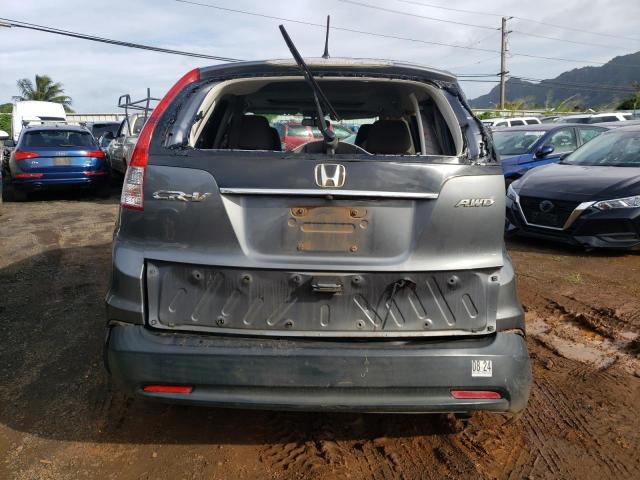 2HKRM4H51DH618410 - 2013 HONDA CR-V EX GRAY photo 6