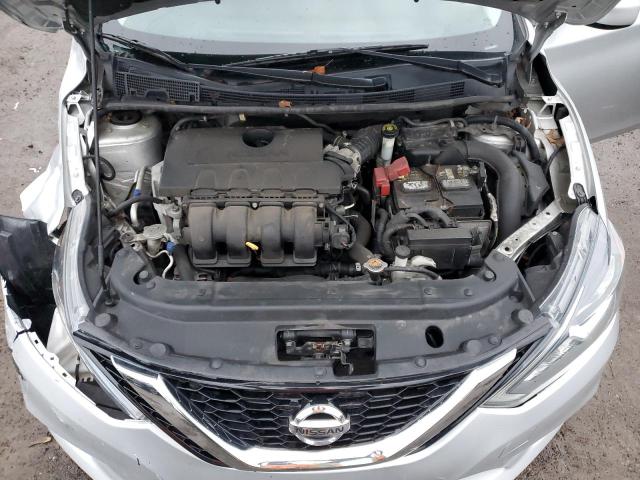 3N1AB7APXHY368547 - 2017 NISSAN SENTRA S SILVER photo 11