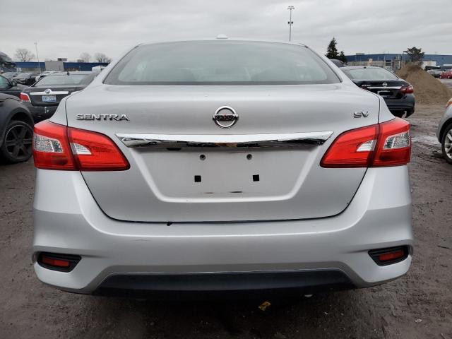 3N1AB7APXHY368547 - 2017 NISSAN SENTRA S SILVER photo 6