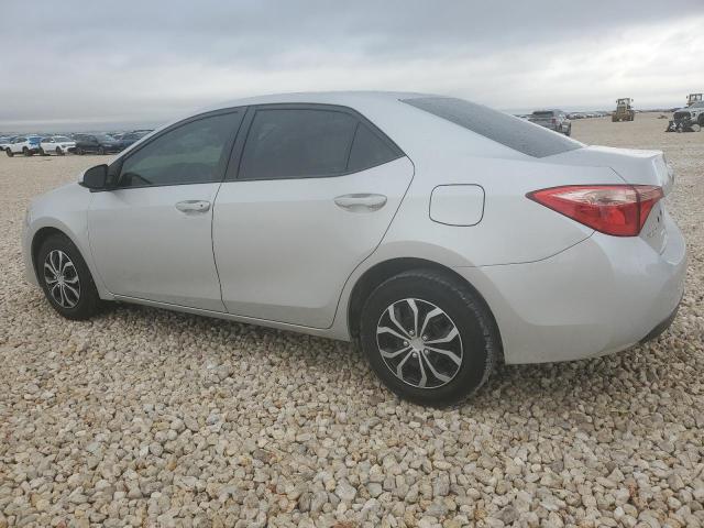 5YFBURHE2KP904099 - 2019 TOYOTA COROLLA L SILVER photo 2