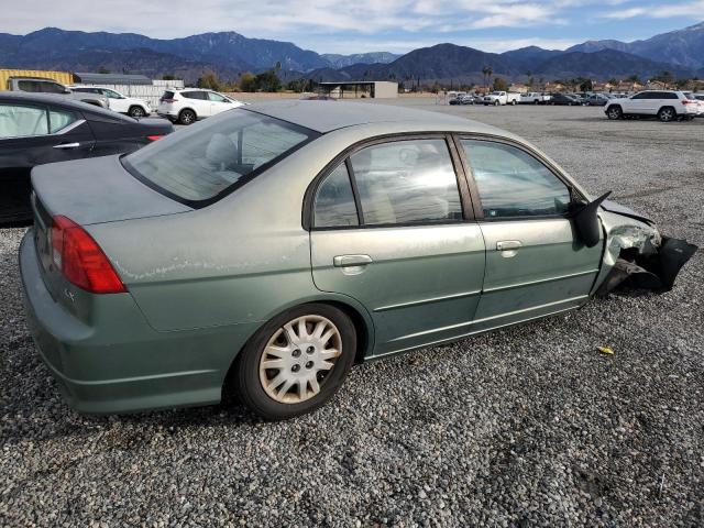 2HGES16564H634571 - 2004 HONDA CIVIC LX GREEN photo 3