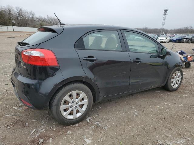 KNADN5A32D6204811 - 2013 KIA RIO EX BLACK photo 3