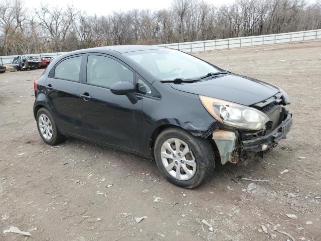 KNADN5A32D6204811 - 2013 KIA RIO EX BLACK photo 4