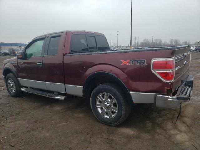 1FTFX1EVXAFA00697 - 2010 FORD F150 SUPER CAB RED photo 2