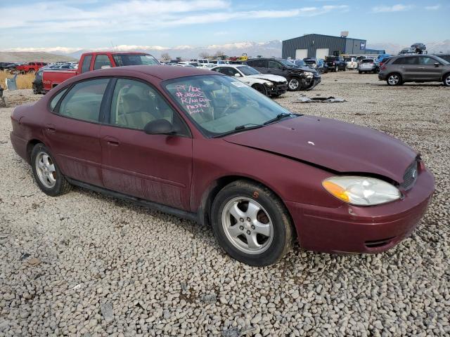 1FAFP53U16A245769 - 2006 FORD TAURUS SE RED photo 4