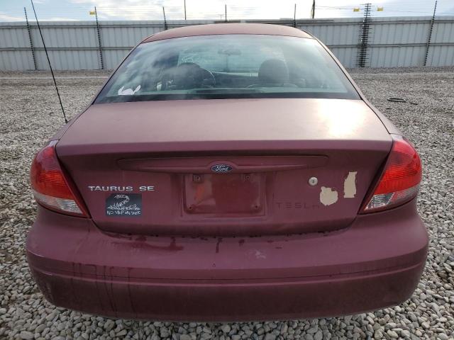 1FAFP53U16A245769 - 2006 FORD TAURUS SE RED photo 6