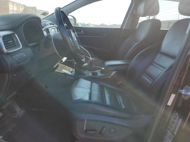 5XYPHDA56GG180548 - 2016 KIA SORENTO EX BLACK photo 7