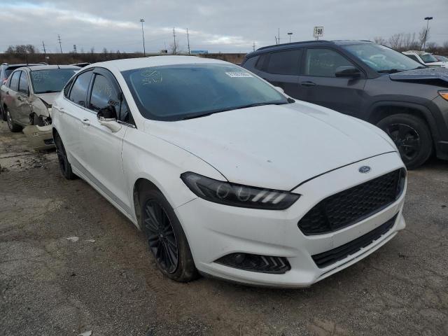 3FA6P0H94ER103895 - 2014 FORD FUSION SE WHITE photo 4