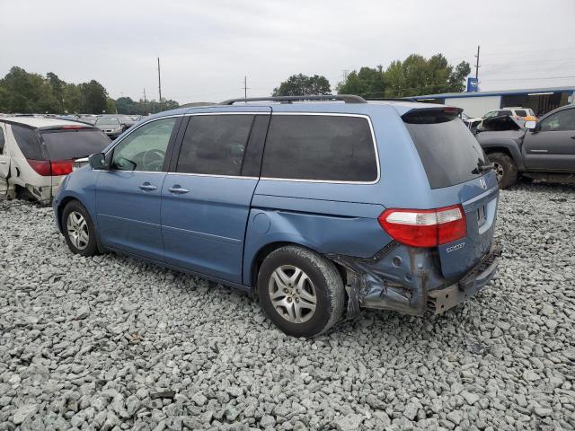 5FNRL386X6B093449 - 2006 HONDA ODYSSEY EXL ლურჯი ფოტო 2