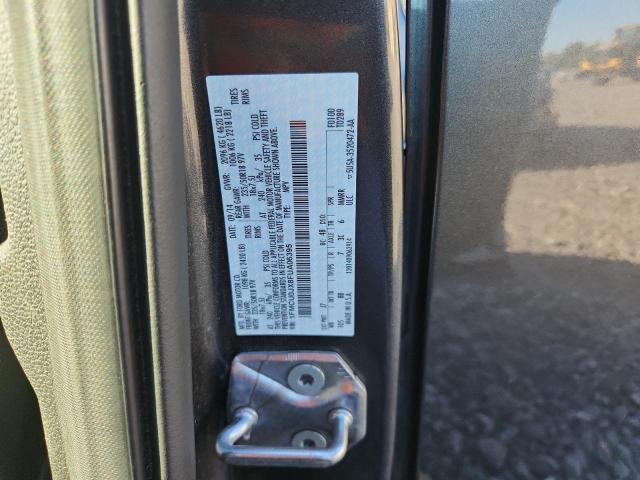 1FMCU0JX8FUA06395 - 2015 FORD ESCAPE TITANIUM ნაცრისფერი ფოტო 12