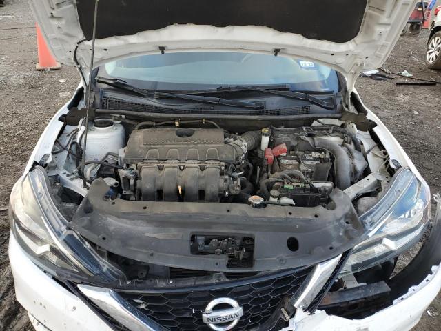 3N1AB7APXHL664486 - 2017 NISSAN SENTRA S WHITE photo 11