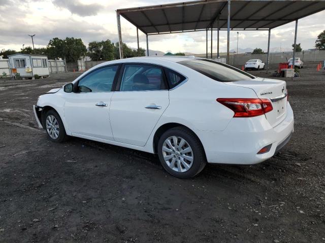 3N1AB7APXHL664486 - 2017 NISSAN SENTRA S WHITE photo 2