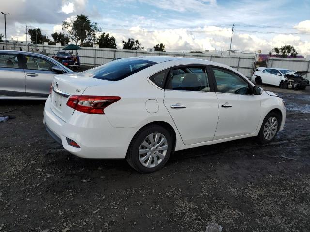 3N1AB7APXHL664486 - 2017 NISSAN SENTRA S WHITE photo 3