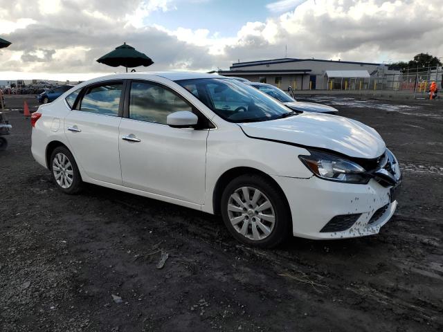 3N1AB7APXHL664486 - 2017 NISSAN SENTRA S WHITE photo 4