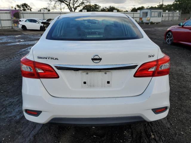 3N1AB7APXHL664486 - 2017 NISSAN SENTRA S WHITE photo 6