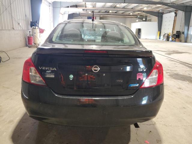 3N1CN7AP0DL819105 - 2013 NISSAN VERSA S BLACK photo 6