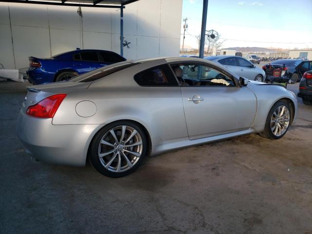 JNKCV64EX8M109026 - 2008 INFINITI G37 BASE SILVER photo 3