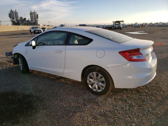 2HGFG3B50CH526372 - 2012 HONDA CIVIC LX WHITE photo 2