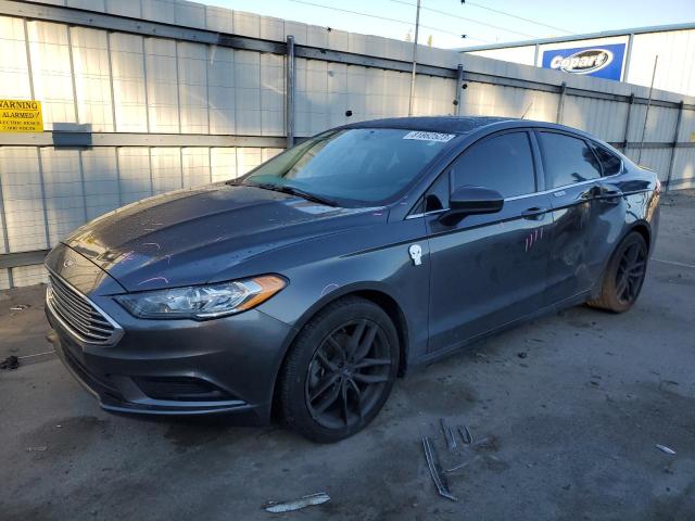 3FA6P0HD6HR249661 - 2017 FORD FUSION SE GRAY photo 1