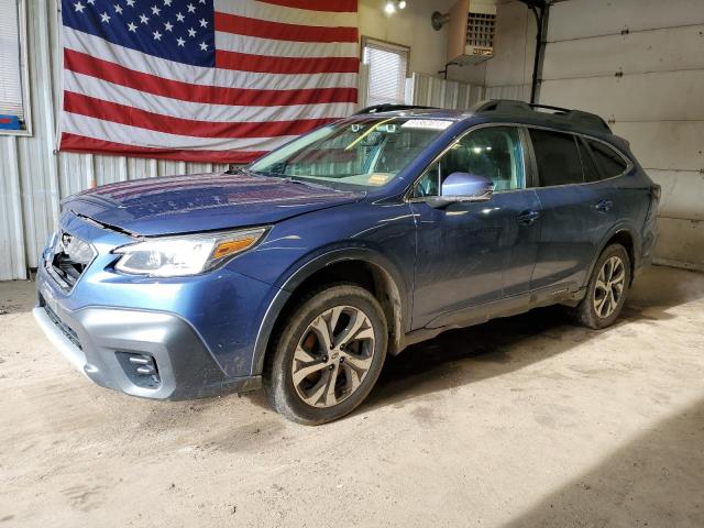 4S4BTALCXL3149493 - 2020 SUBARU OUTBACK LIMITED BLUE photo 1