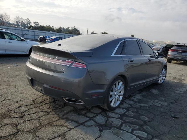 3LN6L2LU3FR610717 - 2015 LINCOLN MKZ HYBRID GRAY photo 3