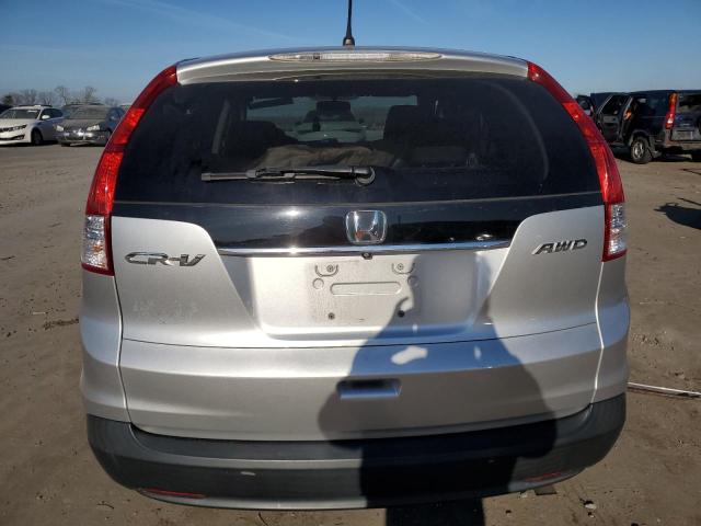 2HKRM4H58EH659375 - 2014 HONDA CR-V EX SILVER photo 6