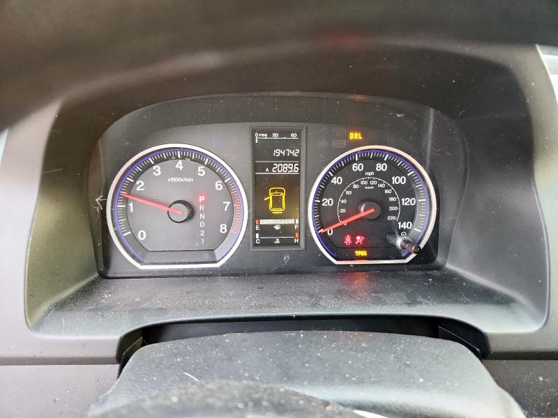 3CZRE38588G700554 - 2008 HONDA CR-V EX SILVER photo 9