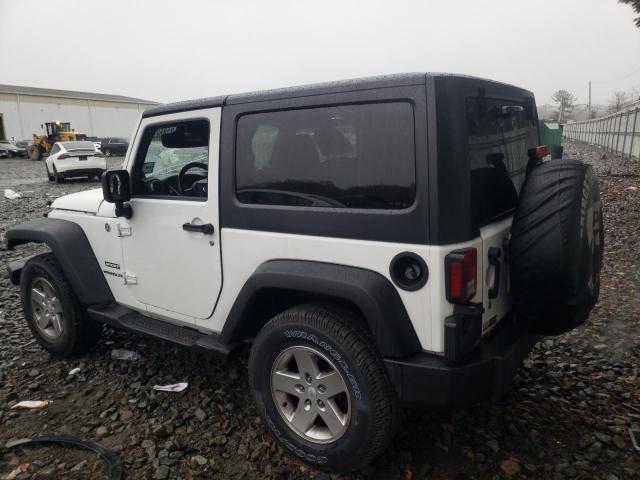 1C4GJWAG6DL502901 - 2013 JEEP WRANGLER SPORT WHITE photo 2