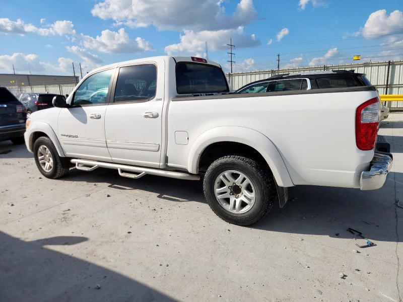 5TBET34106S529500 - 2006 TOYOTA TUNDRA DOUBLE CAB SR5 WHITE photo 2
