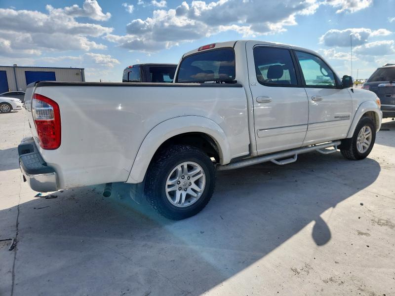5TBET34106S529500 - 2006 TOYOTA TUNDRA DOUBLE CAB SR5 WHITE photo 3