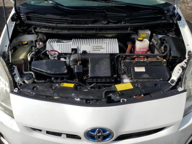 JTDKN3DU7B0301652 - 2011 TOYOTA PRIUS WHITE photo 11