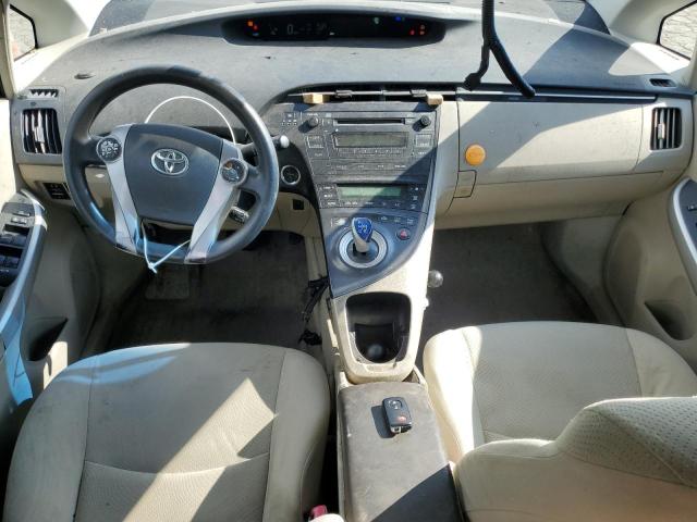 JTDKN3DU7B0301652 - 2011 TOYOTA PRIUS WHITE photo 8