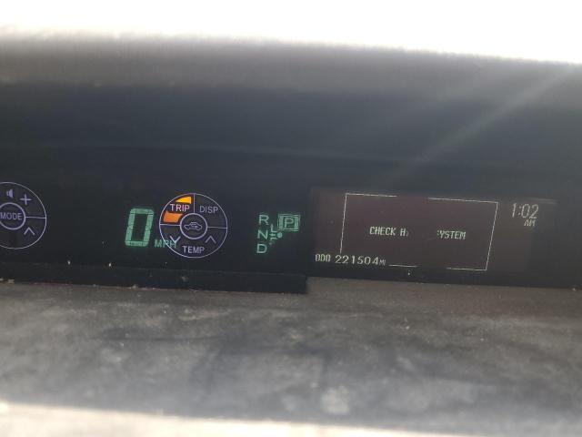 JTDKN3DU7B0301652 - 2011 TOYOTA PRIUS WHITE photo 9