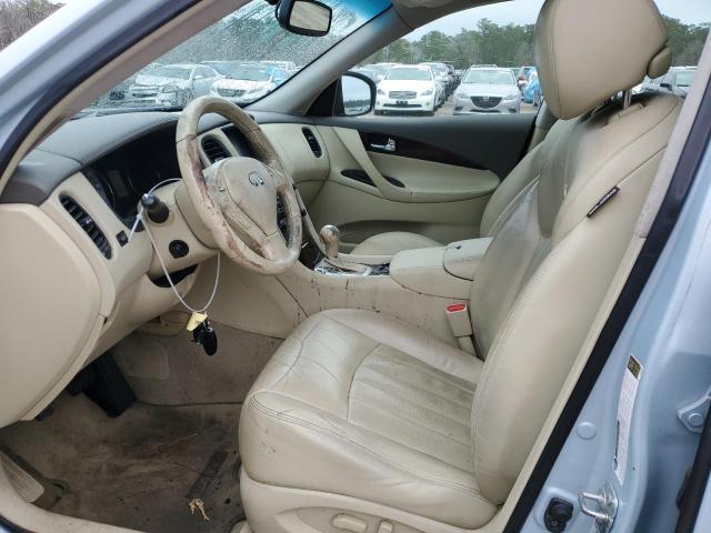 JN1AJ0HR5BM854601 - 2011 INFINITI EX35 BASE Կապույտ լուսանկար 7
