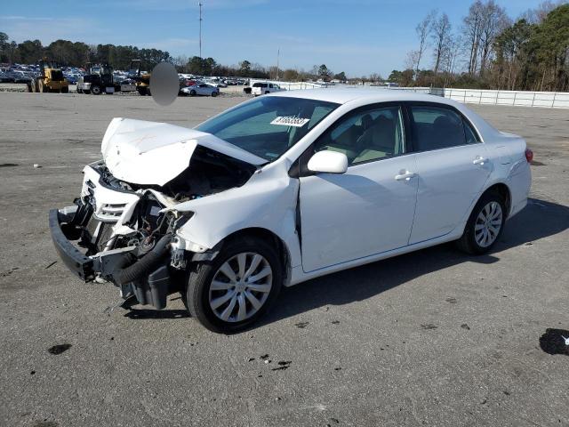 5YFBU4EE7DP112198 - 2013 TOYOTA COROLLA BASE WHITE photo 1