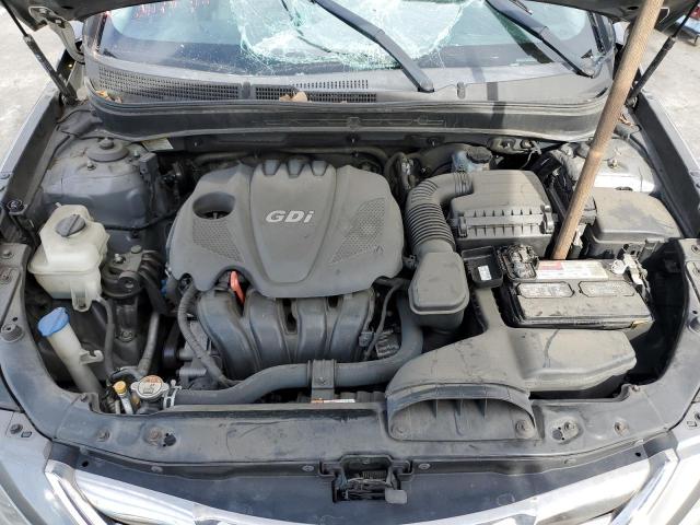 5NPEC4AC5DH566497 - 2013 HYUNDAI SONATA SE SILVER photo 11