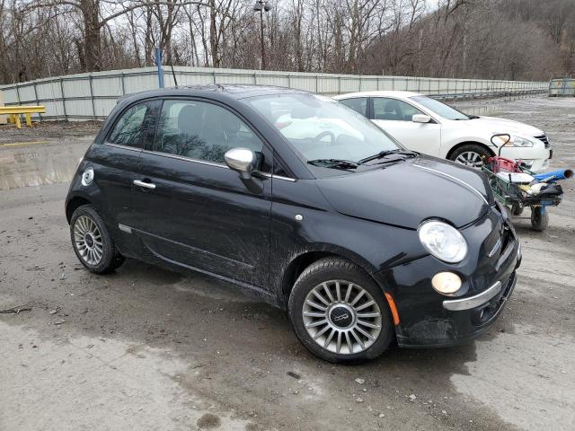 3C3CFFCR1DT744695 - 2013 FIAT 500 LOUNGE BLACK photo 4