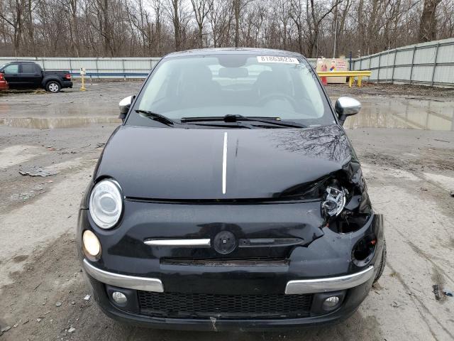 3C3CFFCR1DT744695 - 2013 FIAT 500 LOUNGE BLACK photo 5